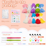 Blue Green Pink Purple Penguin Crochet Kit - lokunn.com