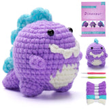 Purple Dinosaur Crochet Kit - lokunn.com