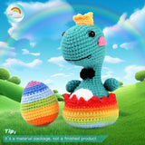 Easter Egg Dinosaur Crochet Kit - lokunn.com