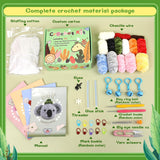 Rabbit Koala Penguin Chick Crochet Kit - lokunn.com