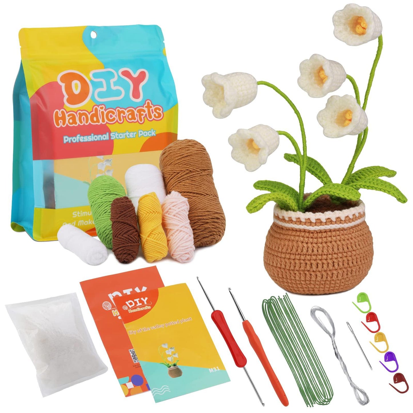 Bell Orchid Crochet Kit - lokunn.com