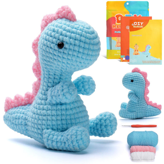 Cute Dinosaur Crochet Kit - lokunn.com