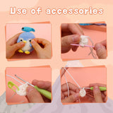 Blue Green Pink Purple Penguin Crochet Kit - lokunn.com