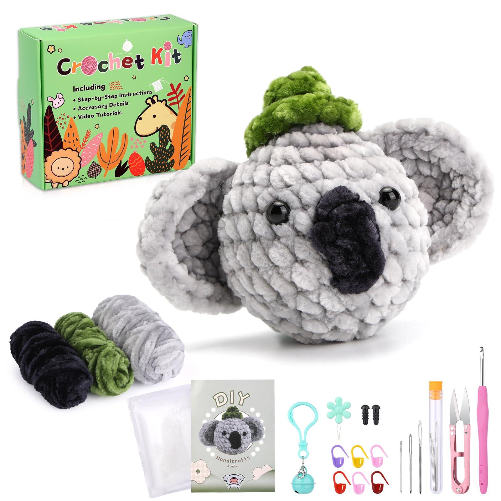 Rabbit Koala Penguin Chick Crochet Kit - lokunn.com