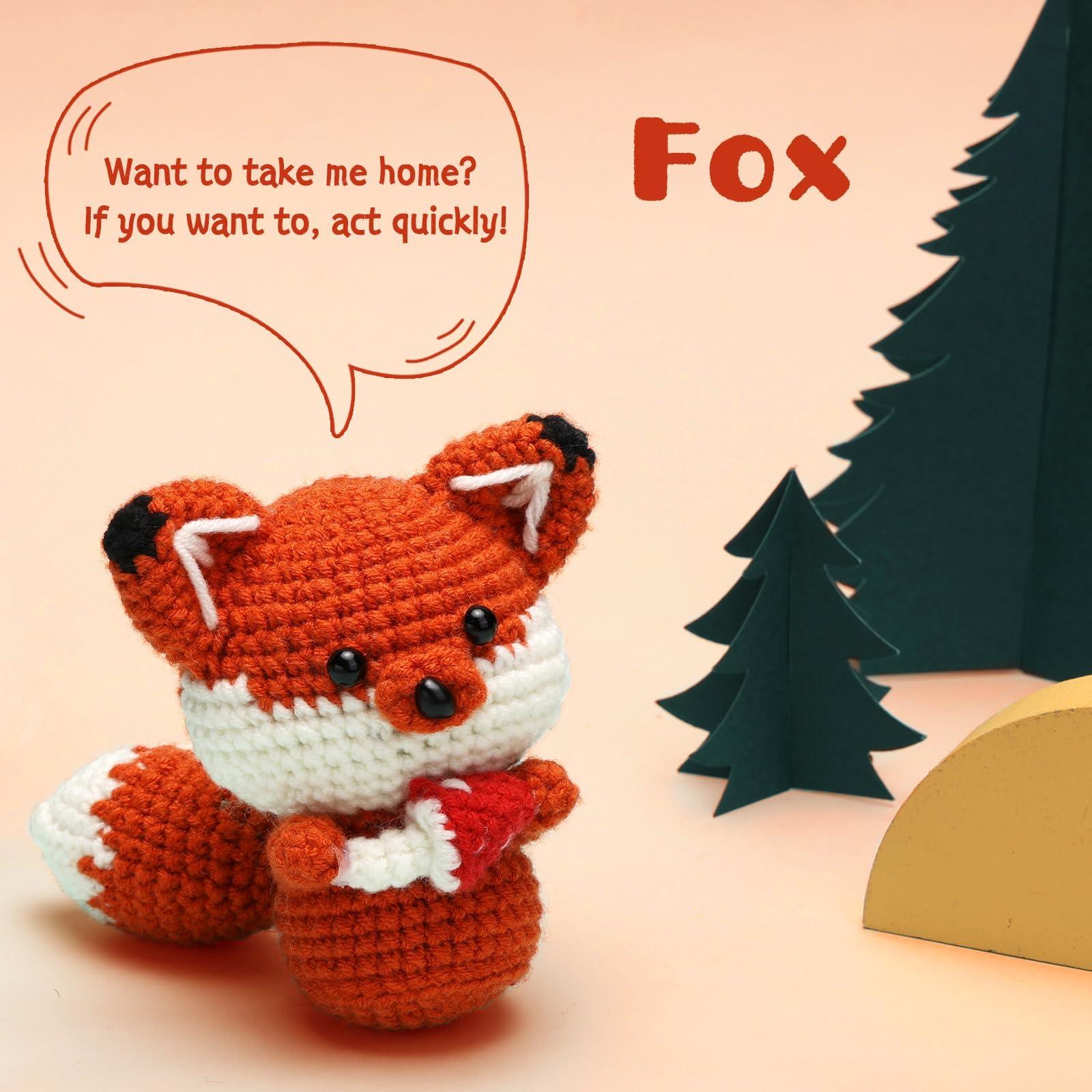 Red Fox Crochet Kit - lokunn.com