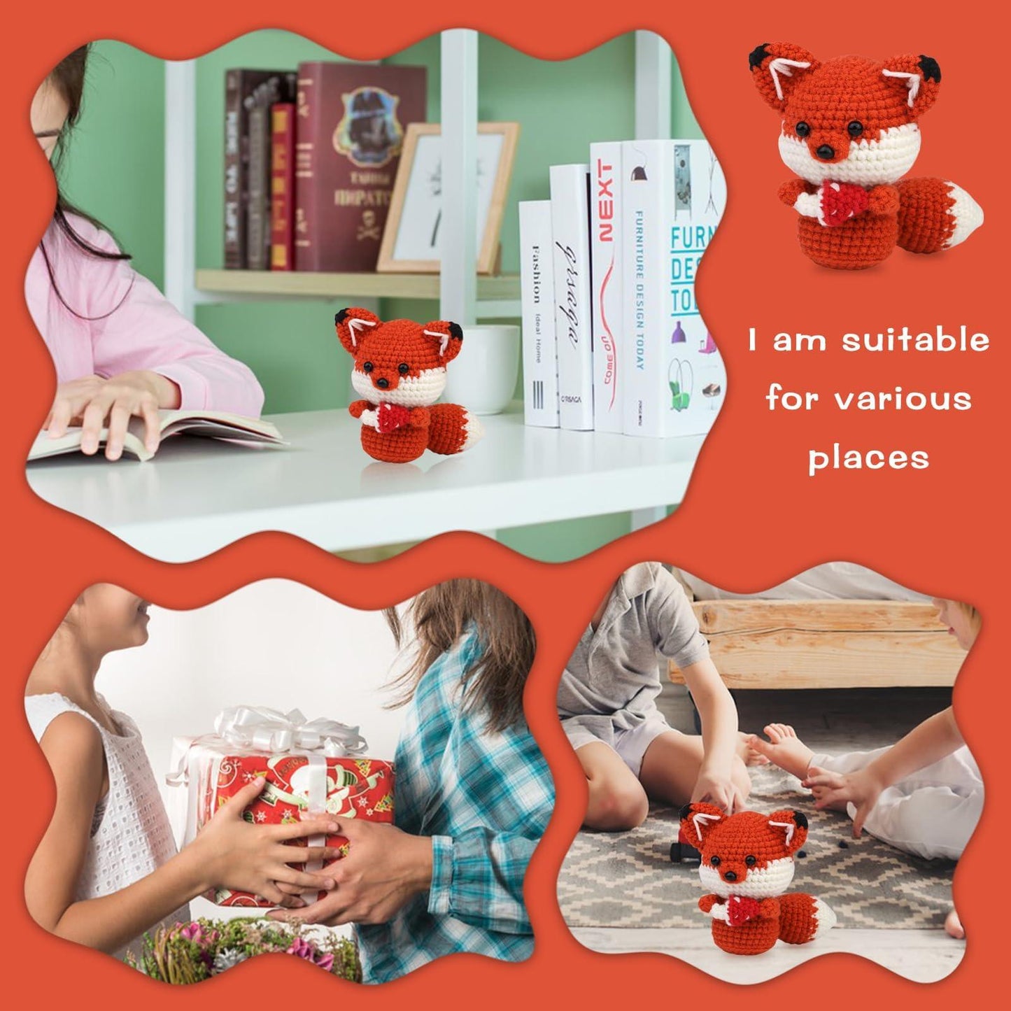 Red Fox Crochet Kit - lokunn.com