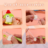 Blue Green Pink Purple Penguin Crochet Kit - lokunn.com