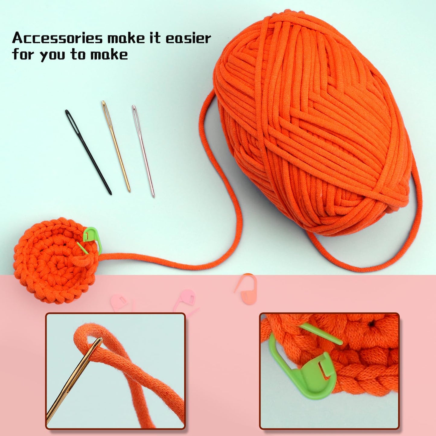 200g Cotton Easy Beginners Crochet Yarn