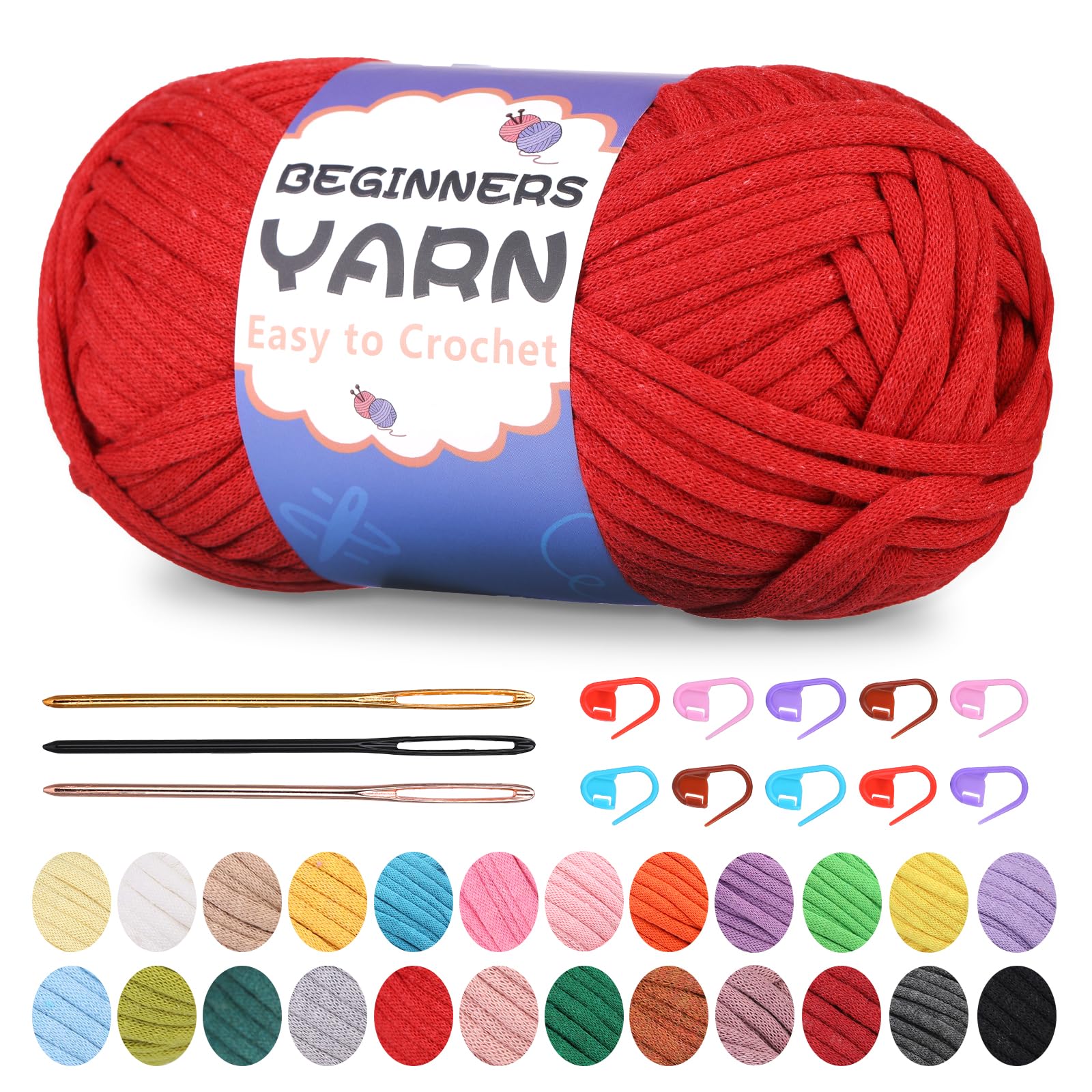 200g Cotton Easy Beginners Crochet Yarn