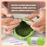 4x50g Nylon Cotton Easy Beginners Crochet Yarn - lokunn.com