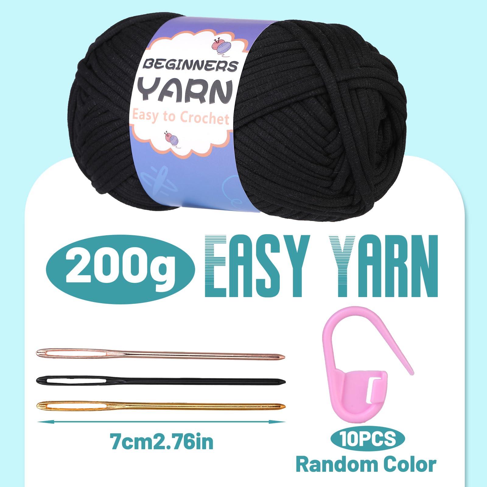 200g Cotton Easy Beginners Crochet Yarn - lokunn.com