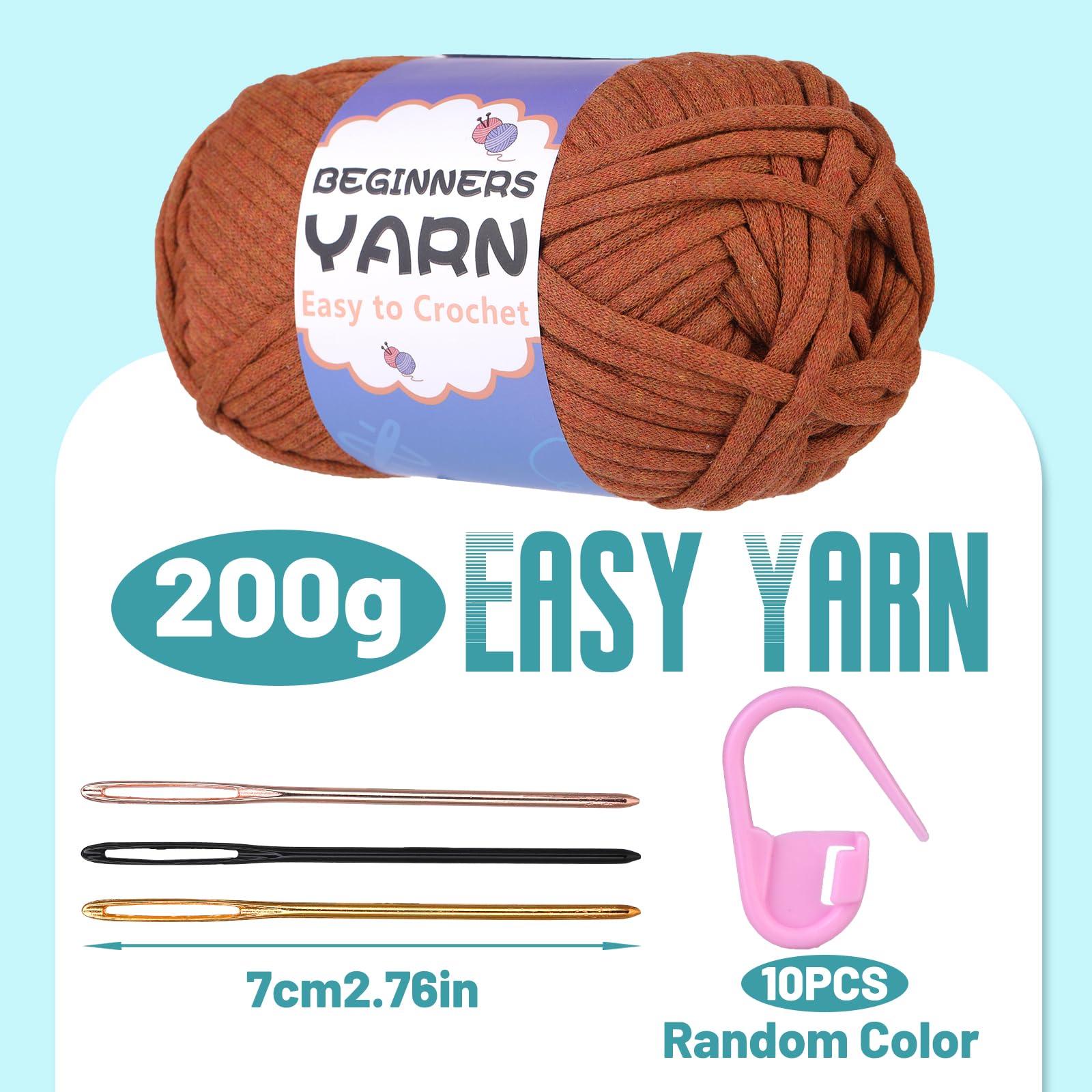 200g Cotton Easy Beginners Crochet Yarn - lokunn.com