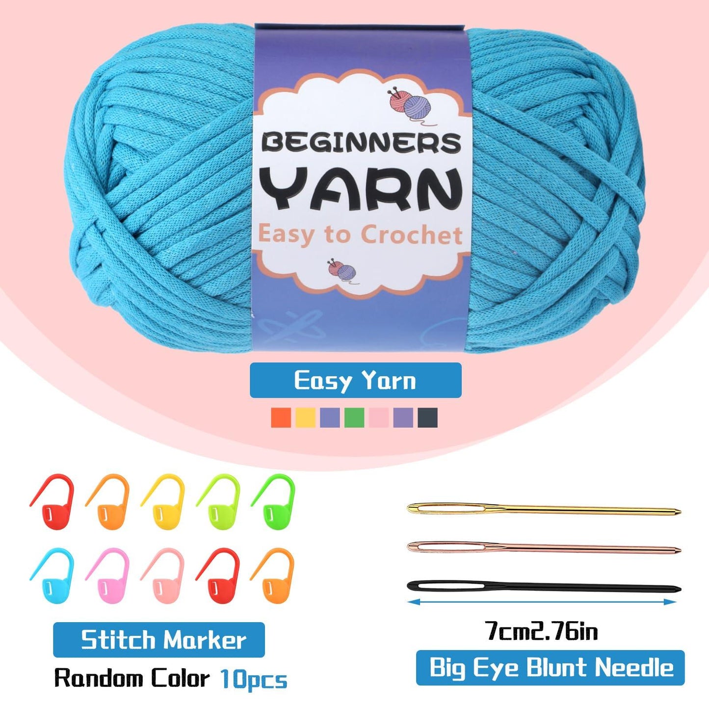 200g Cotton Easy Beginners Crochet Yarn - lokunn.com