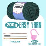 200g Cotton Easy Beginners Crochet Yarn - lokunn.com