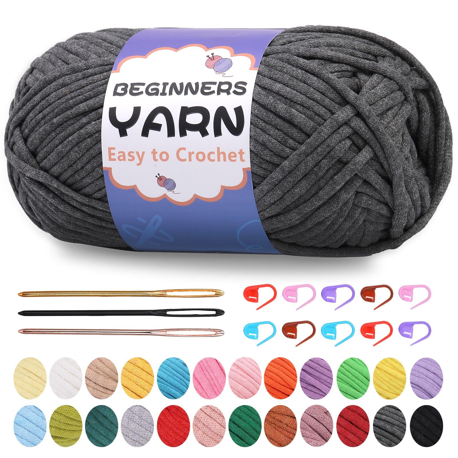 200g Cotton Easy Beginners Crochet Yarn - lokunn.com