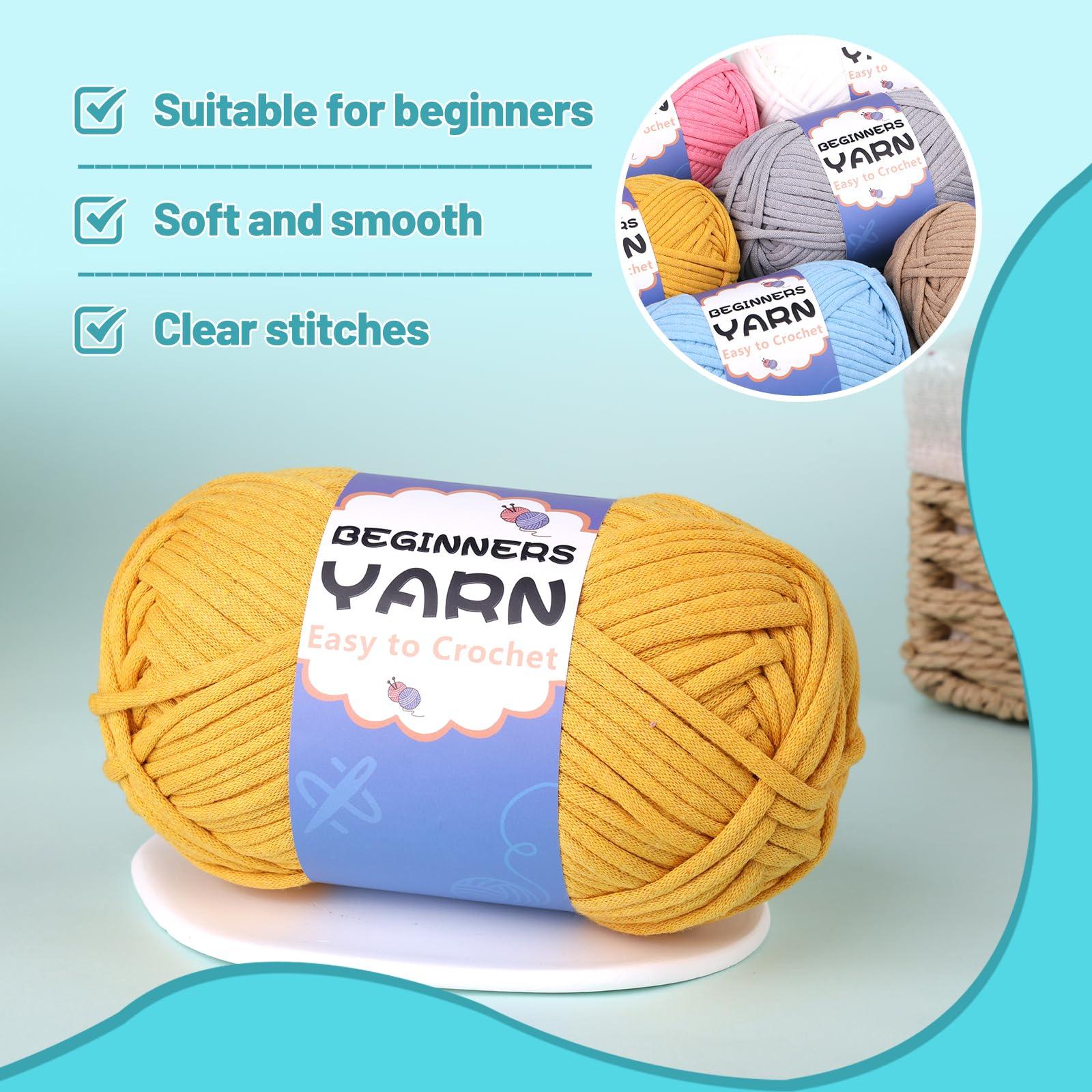 200g Cotton Easy Beginners Crochet Yarn - lokunn.com