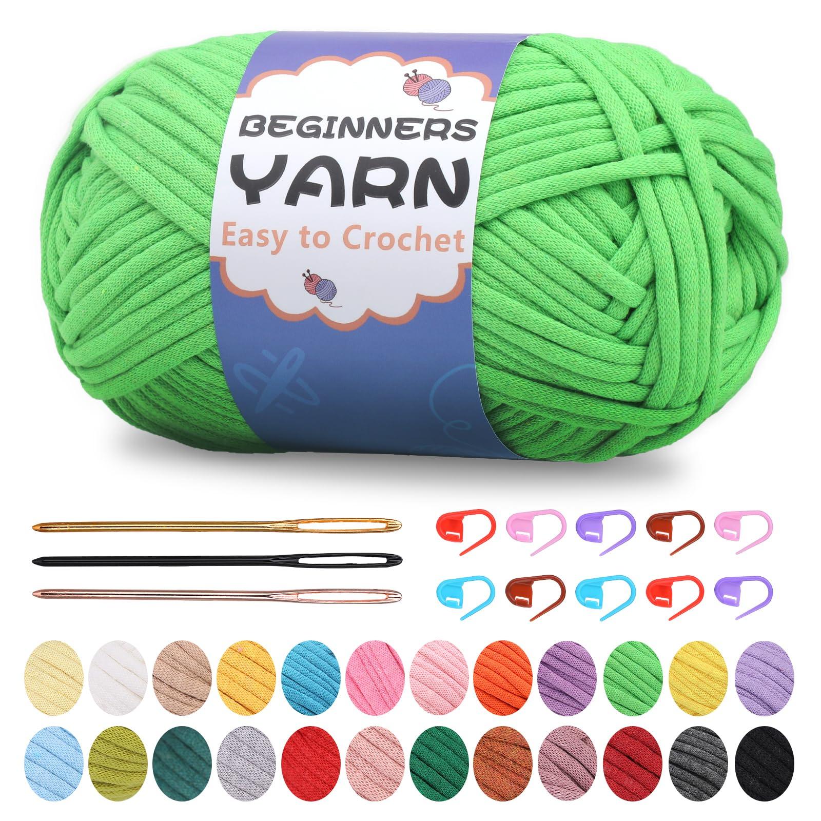 200g Cotton Easy Beginners Crochet Yarn - lokunn.com