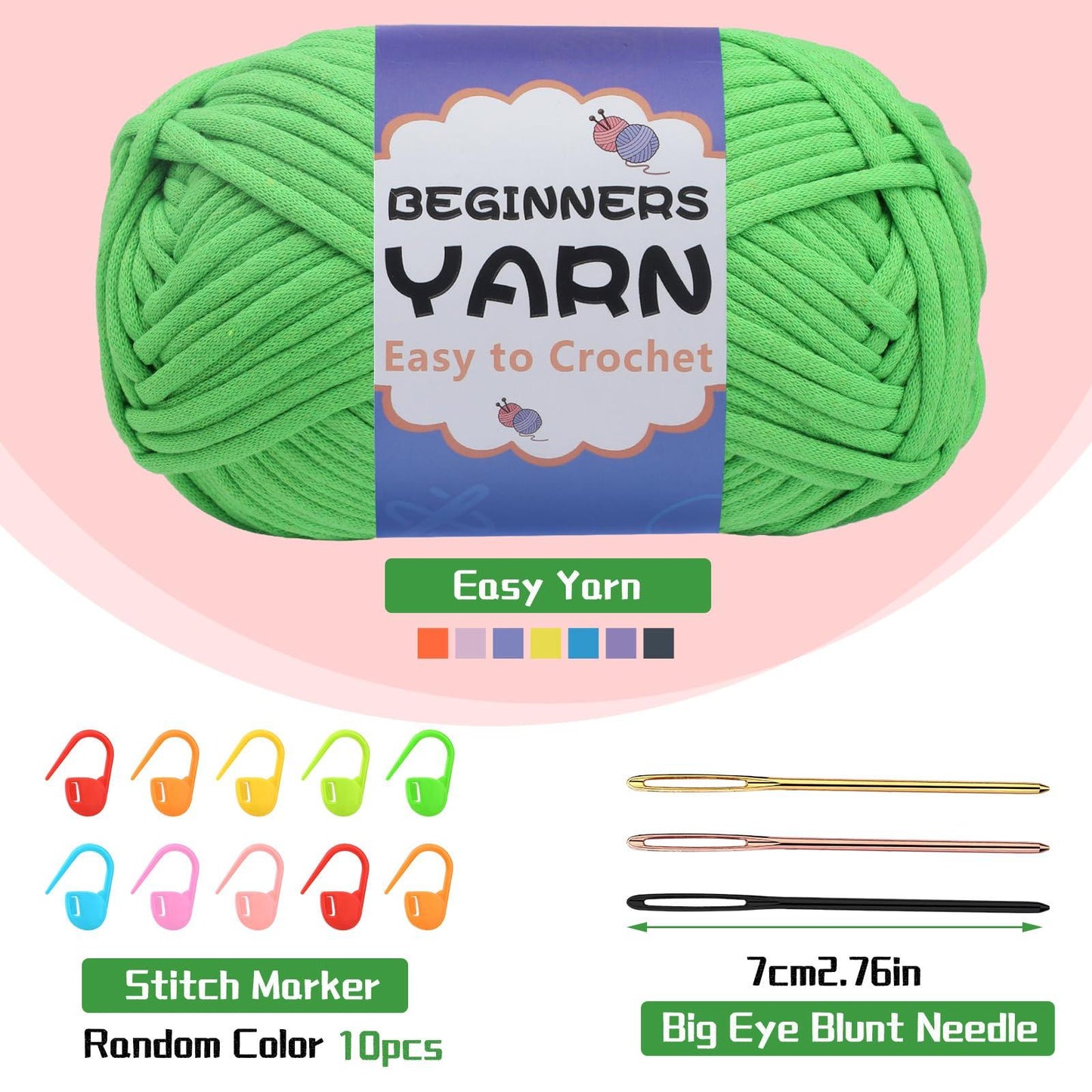 200g Cotton Easy Beginners Crochet Yarn - lokunn.com