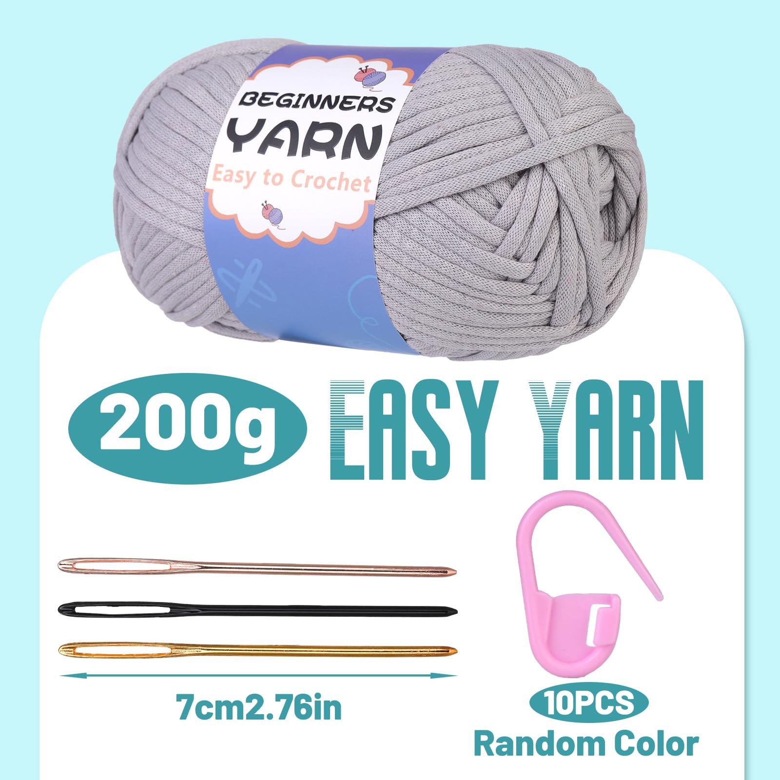 200g Cotton Easy Beginners Crochet Yarn - lokunn.com