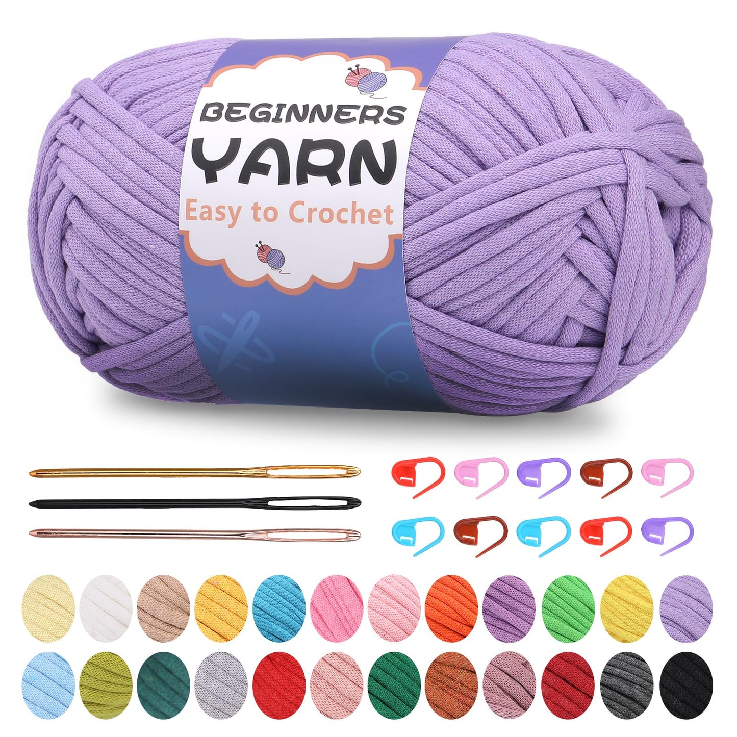 200g Cotton Easy Beginners Crochet Yarn