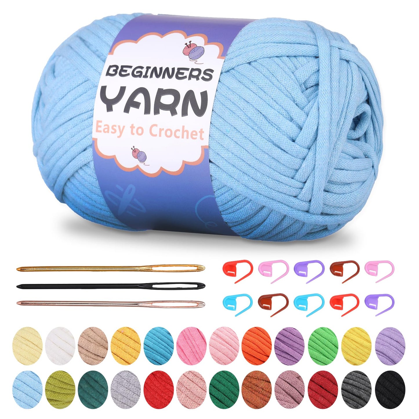 200g Cotton Easy Beginners Crochet Yarn