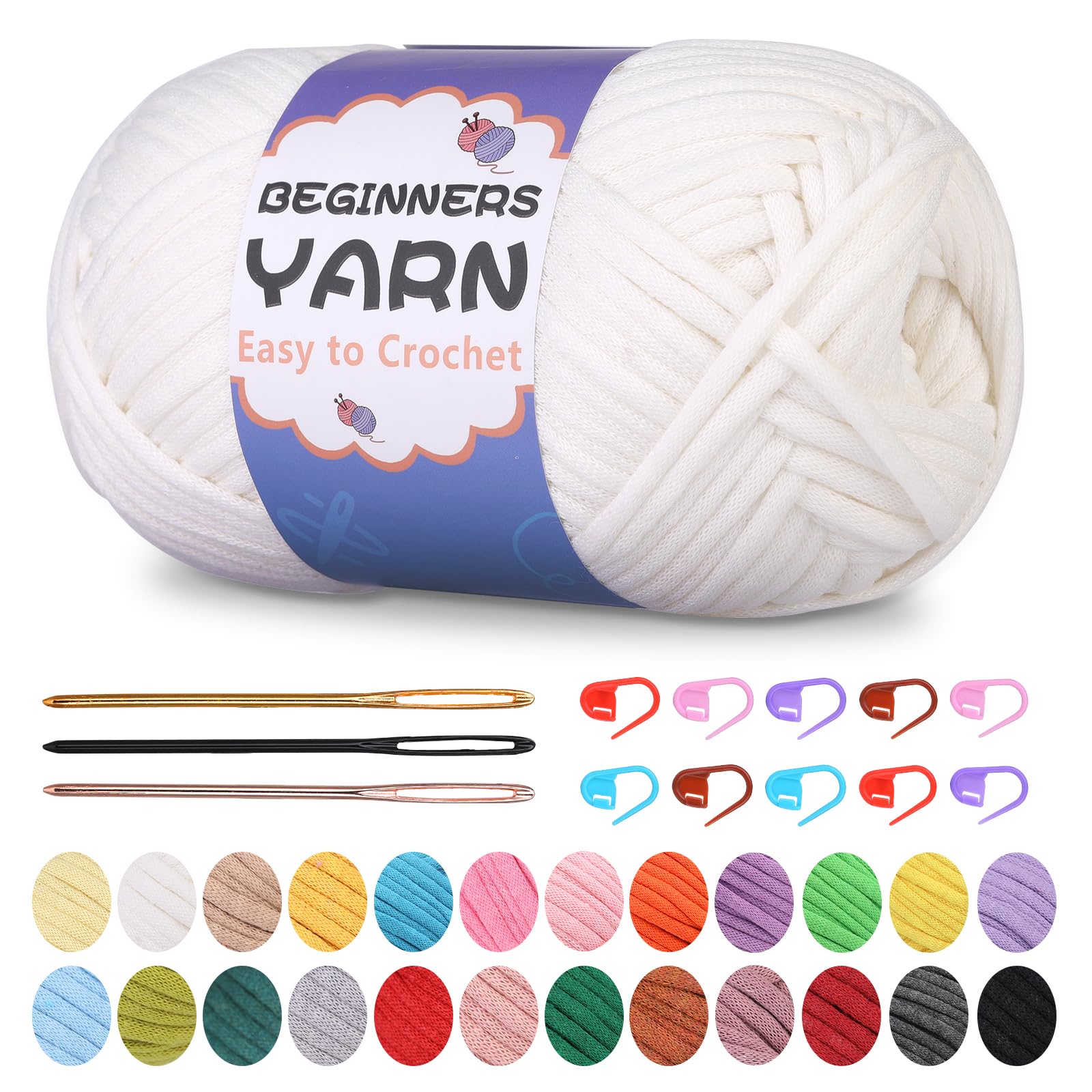 200g Cotton Easy Beginners Crochet Yarn