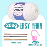 200g Cotton Easy Beginners Crochet Yarn